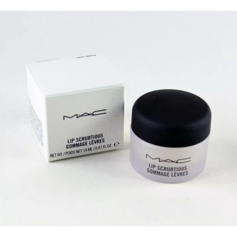M.A.C. Cosmetics Lip Scrubtious Sugar-Based Exfoliator Sweet Vanilla 0.4 oz, New